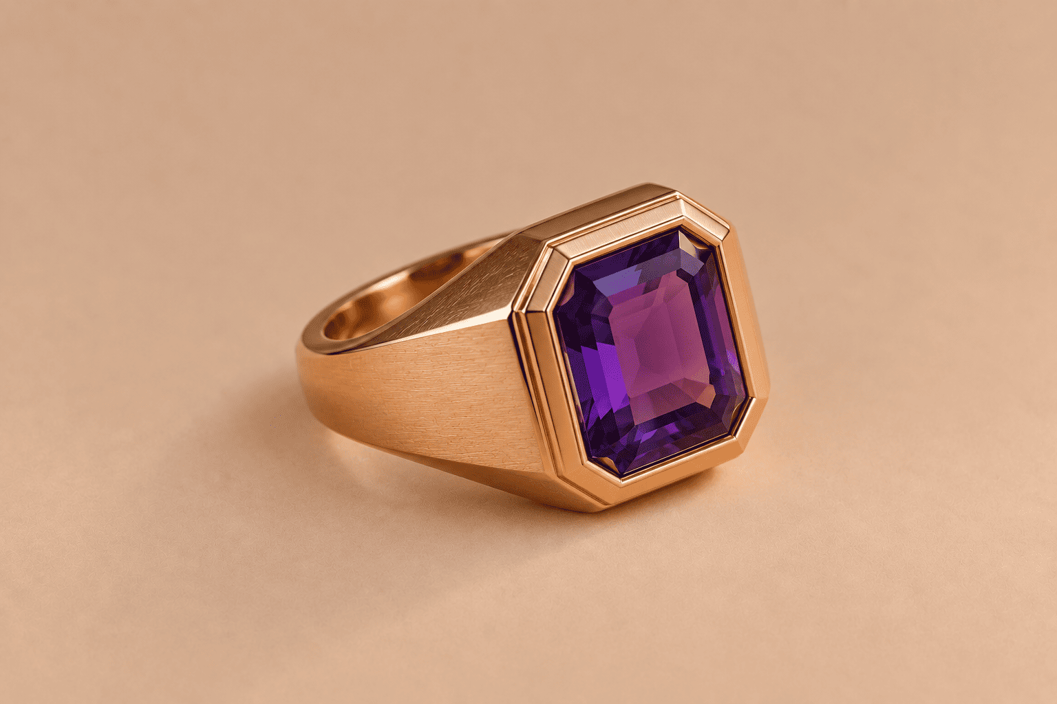 Amethyst Signet Ring – Classic & Custom Jewellery Designs