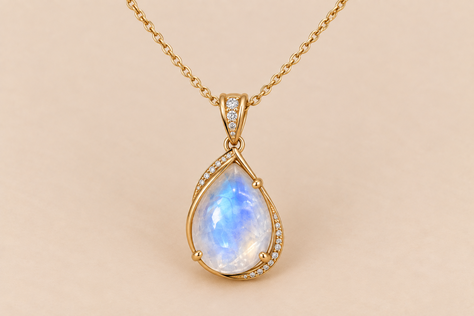 Moonstone Moonstone Necklace – Elegant Gemstone Jewellery