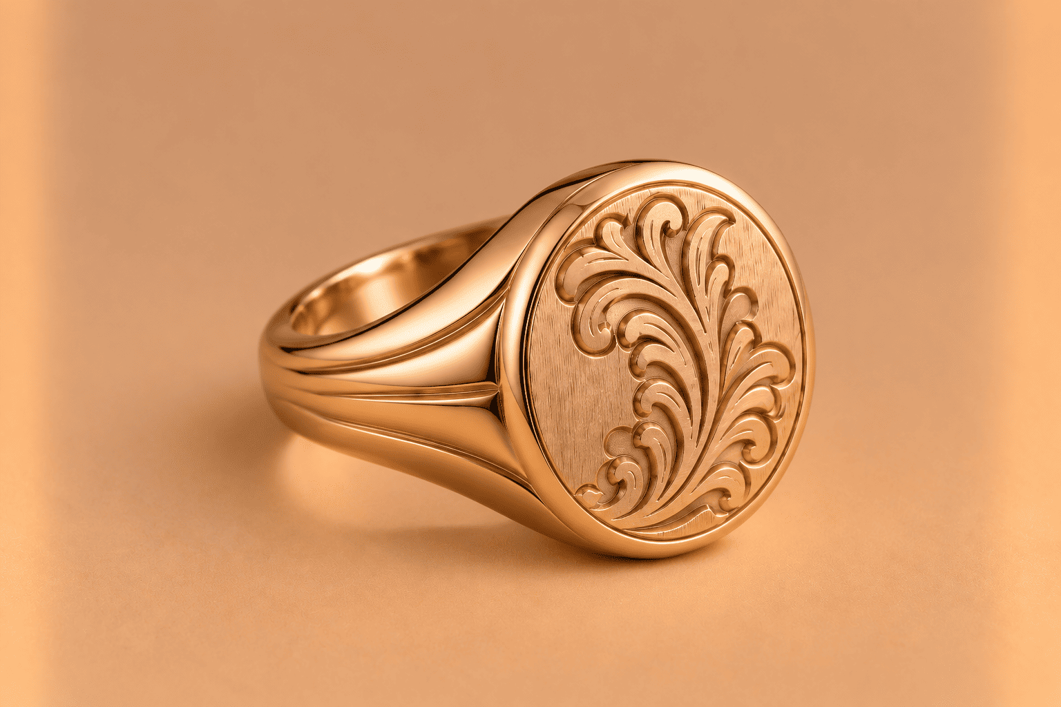 Heritage Floral Signet Ring Signet Ring