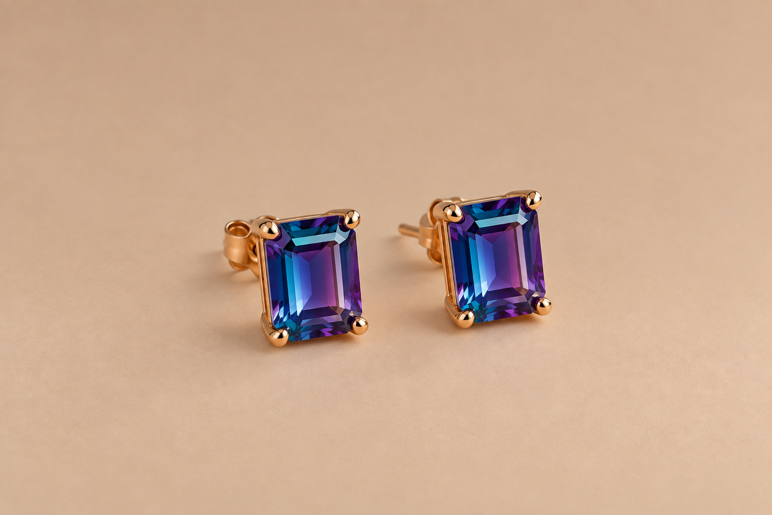 Alexandrite Alexandrite Earrings – Color Changing Gemstone Jewellery