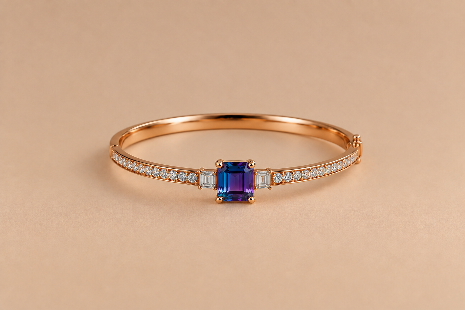 Alexandrite Alexandrite Bangle – Elegant Gemstone Jewellery