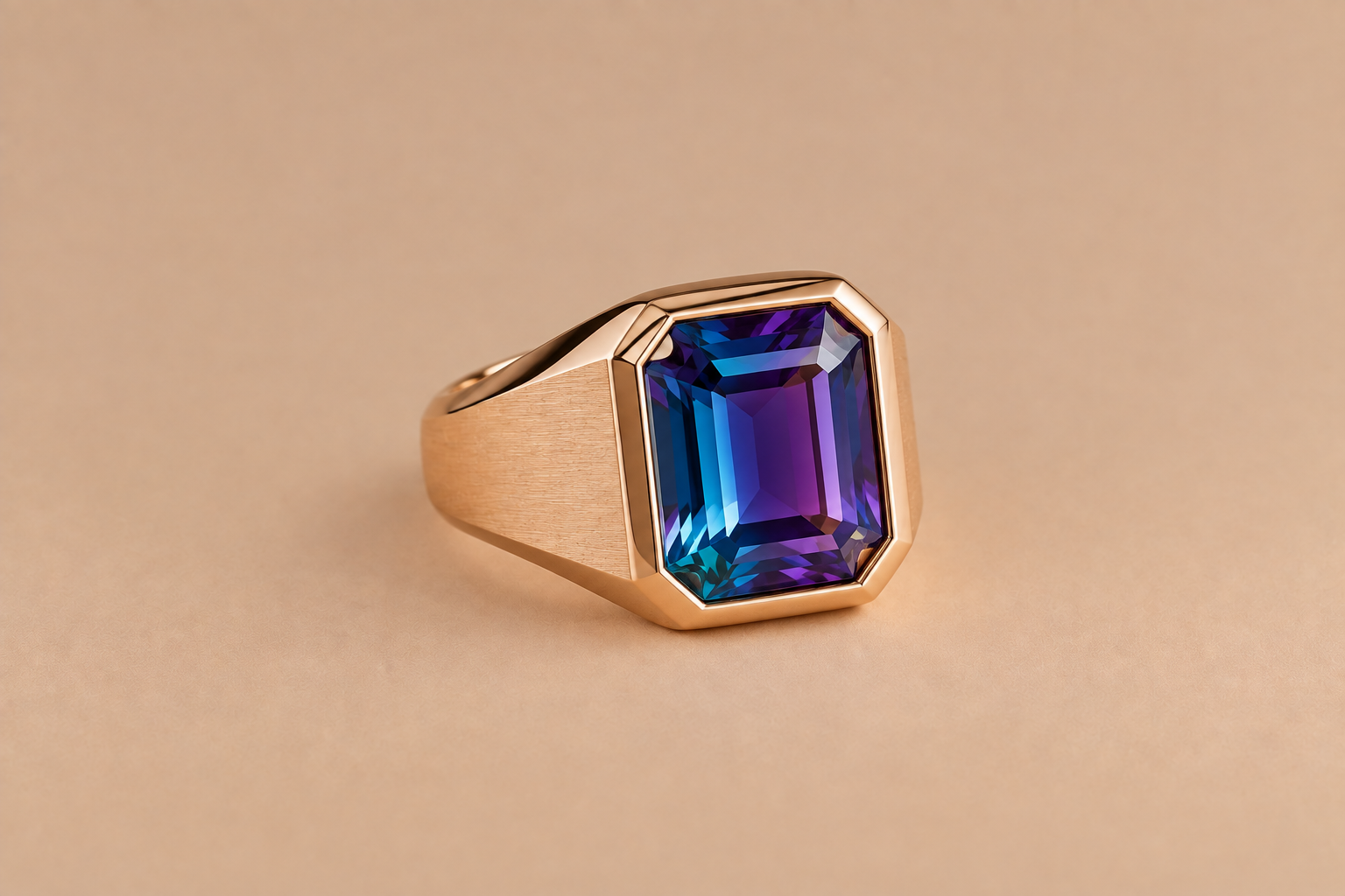 Alexandrite Alexandrite Signet Ring – Unique Gemstone Jewellery