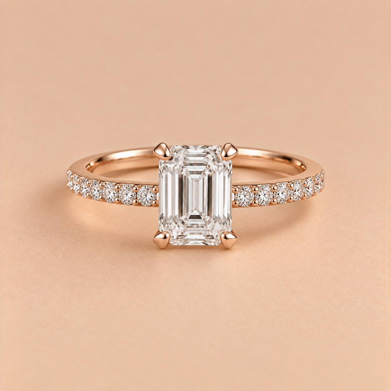 Diamond selected for a bespoke ring
