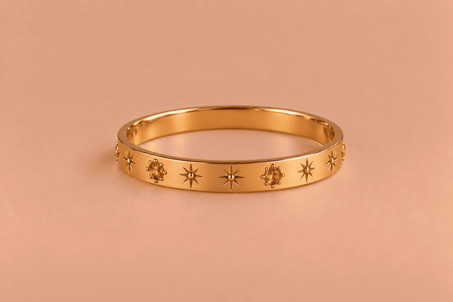 Citrine Citrine Bangle – Elegant Yellow Gemstone Jewellery