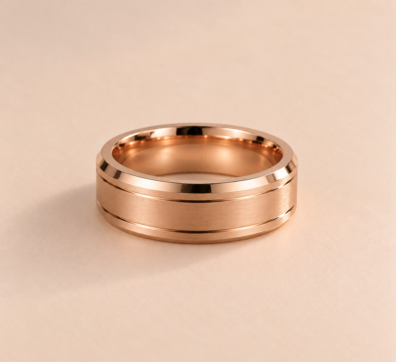 Classic Brushed Wedding Band Men’s Wedding Band