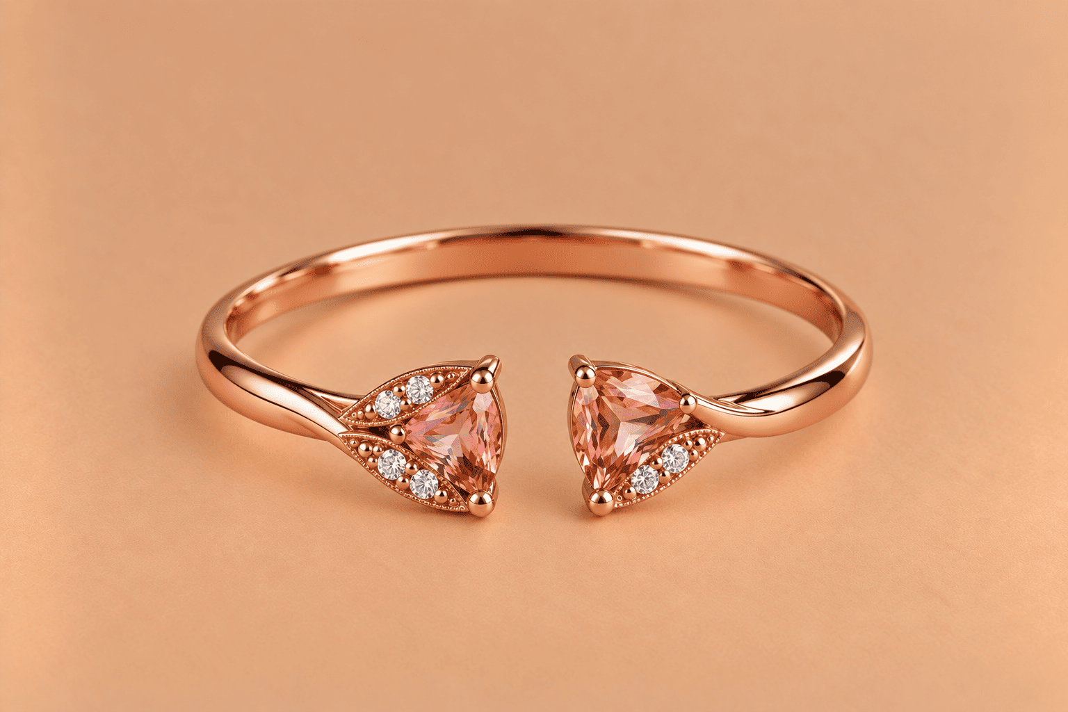 Morganite Morganite Bangle – Elegant Pink Gemstone Jewellery