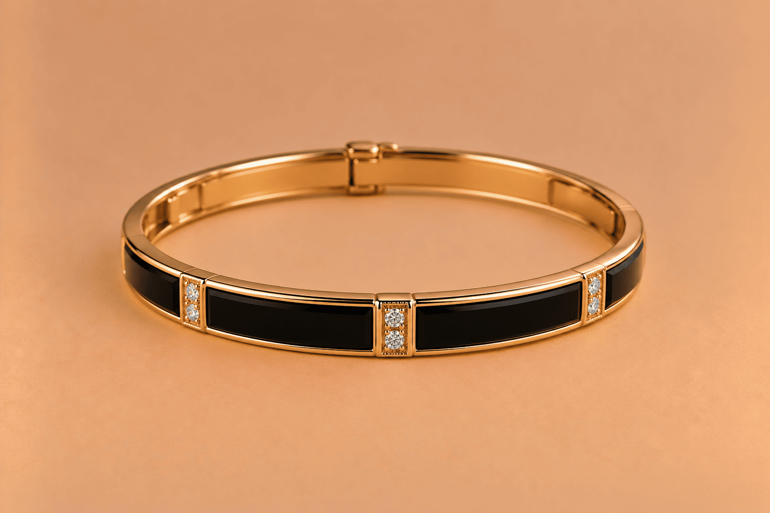 Onyx Onyx Bangle – Elegant Black Gemstone Jewellery