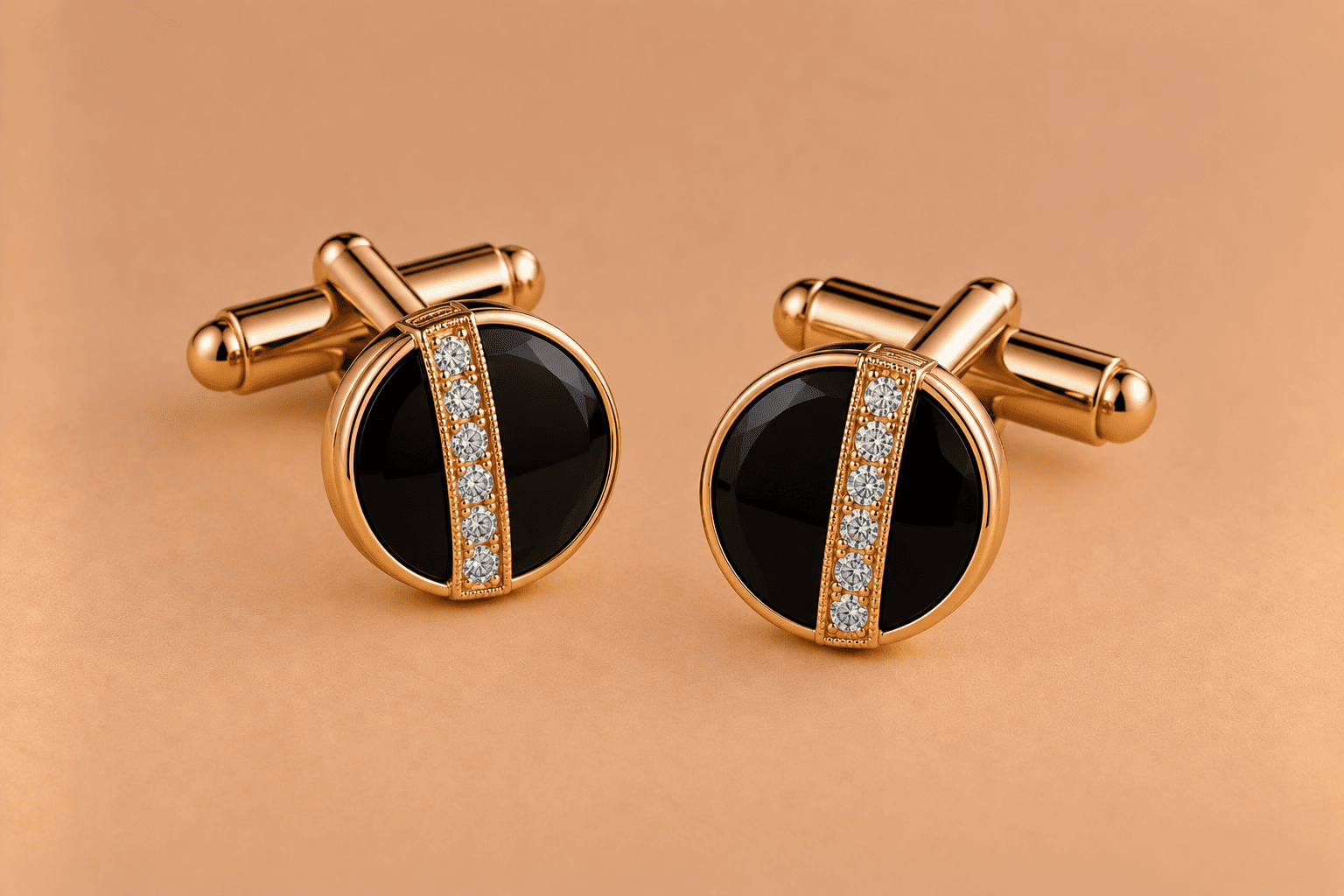 Onyx Onyx Cufflinks – Luxury Black Gemstone Accessories