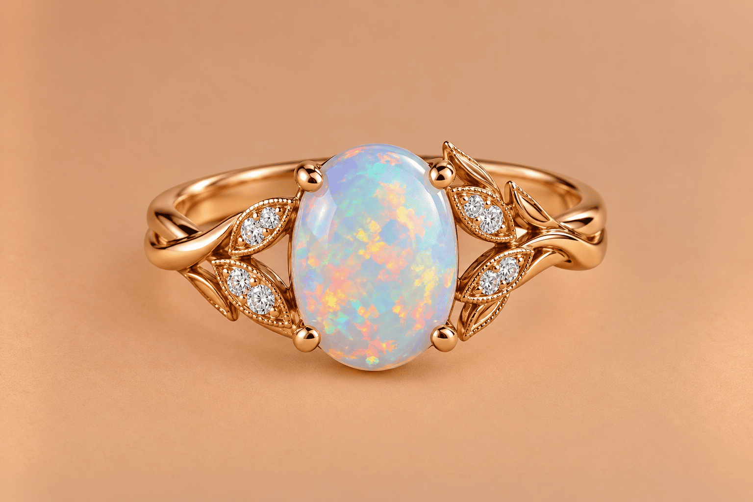Opal Opal Ring – Elegant Natural Gemstone Jewellery