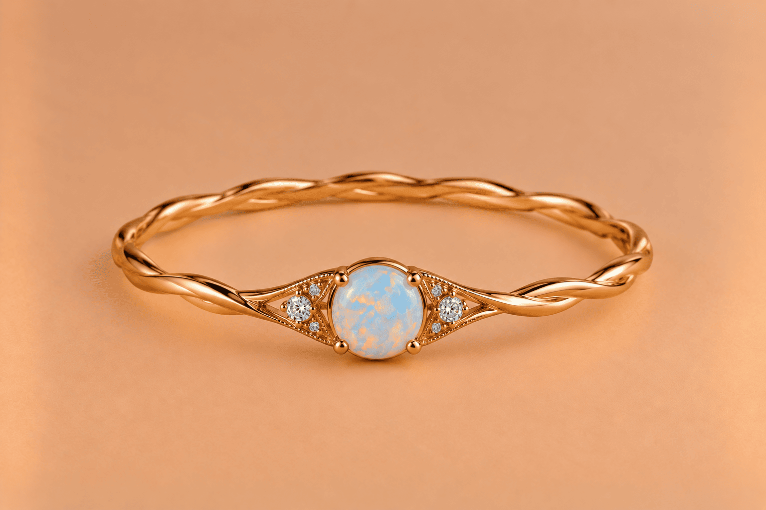 Opal Opal Bangle – Elegant Natural Gemstone Jewellery