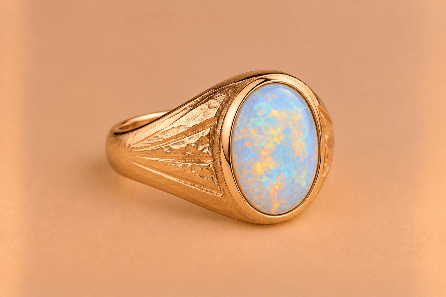 Opal Opal Signet Ring – Unique Gemstone Jewellery