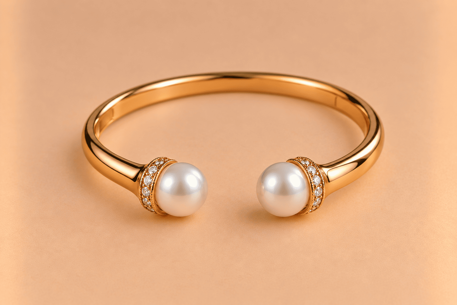 Pearl Pearl Bangle – Elegant Pearl Jewellery