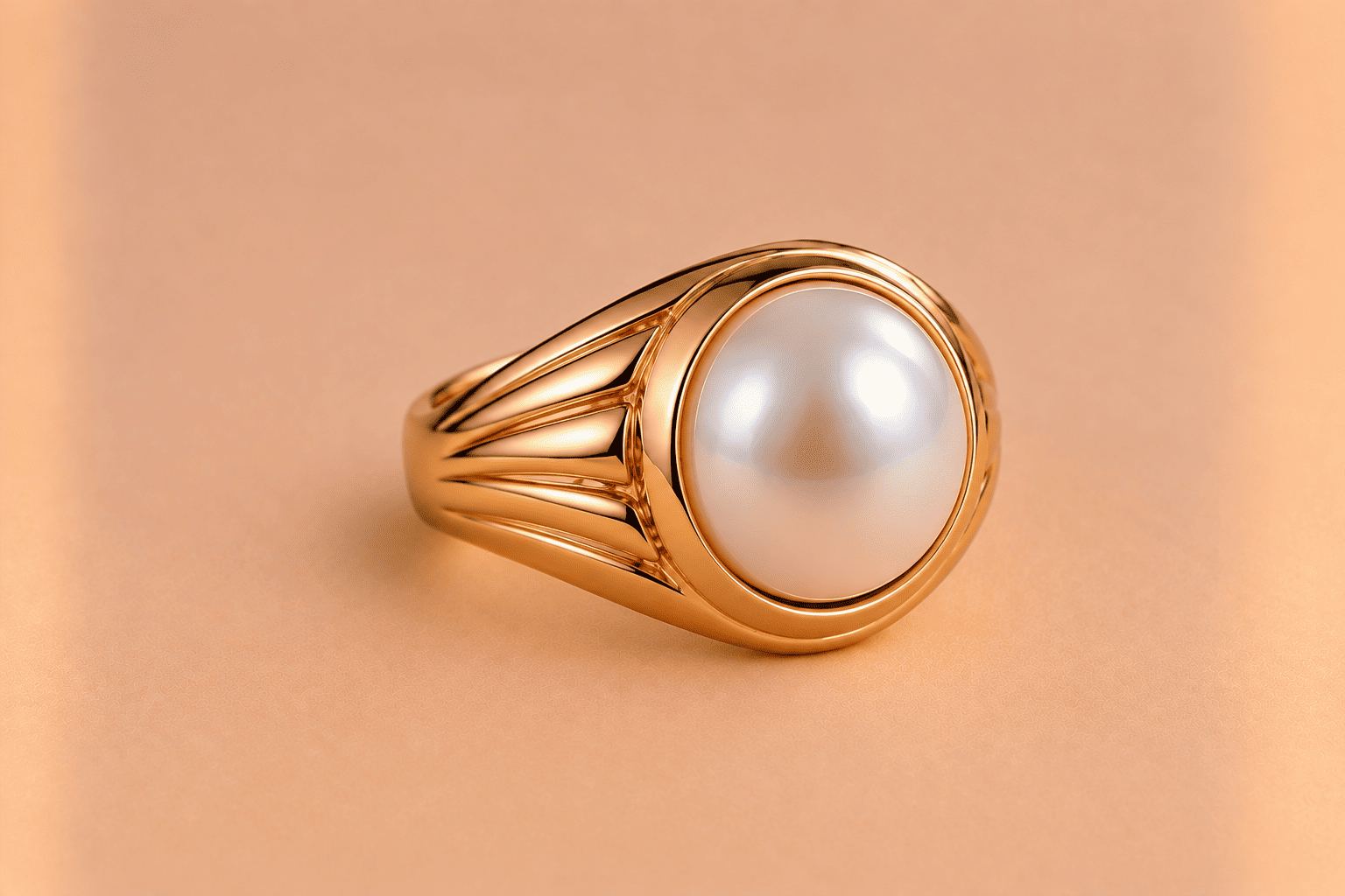 Pearl Pearl Signet Ring – Unique Pearl Jewellery