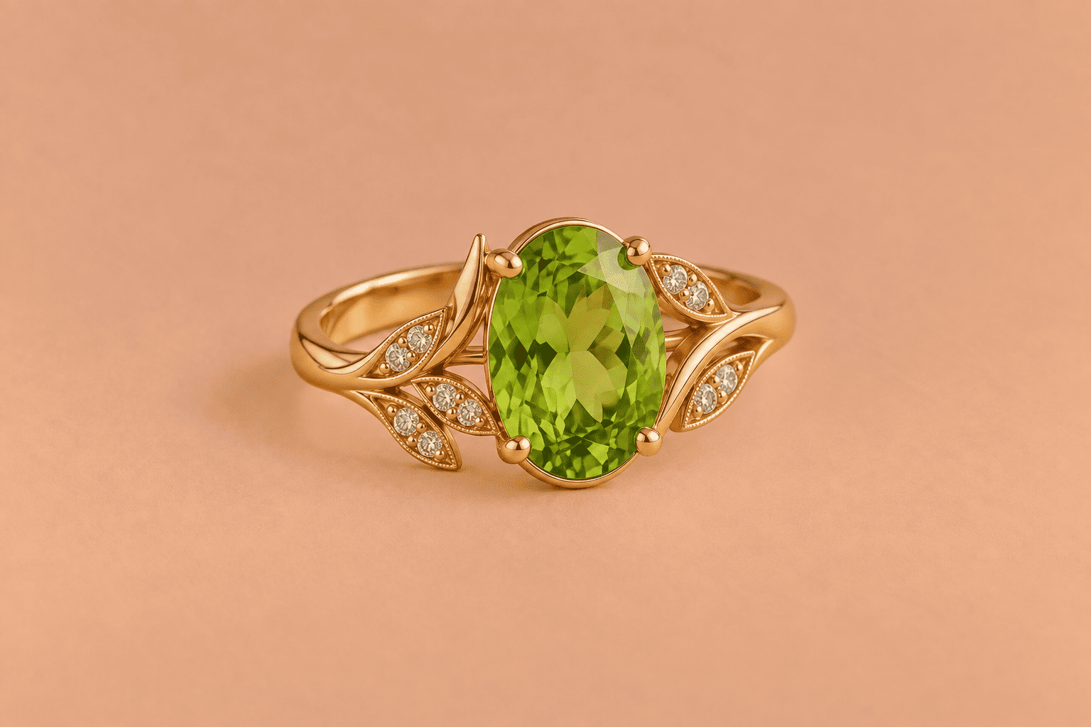Peridot Peridot Ring – Elegant Green Gemstone Jewellery