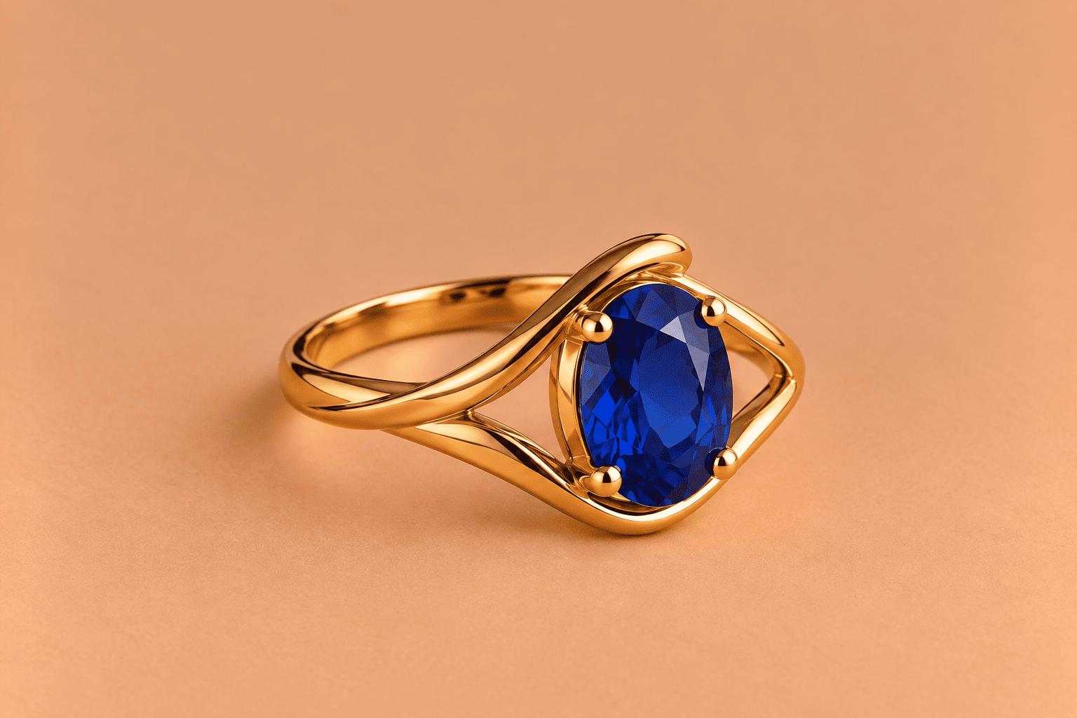 Sapphire Sapphire Ring – Elegant Blue Gemstone Jewellery