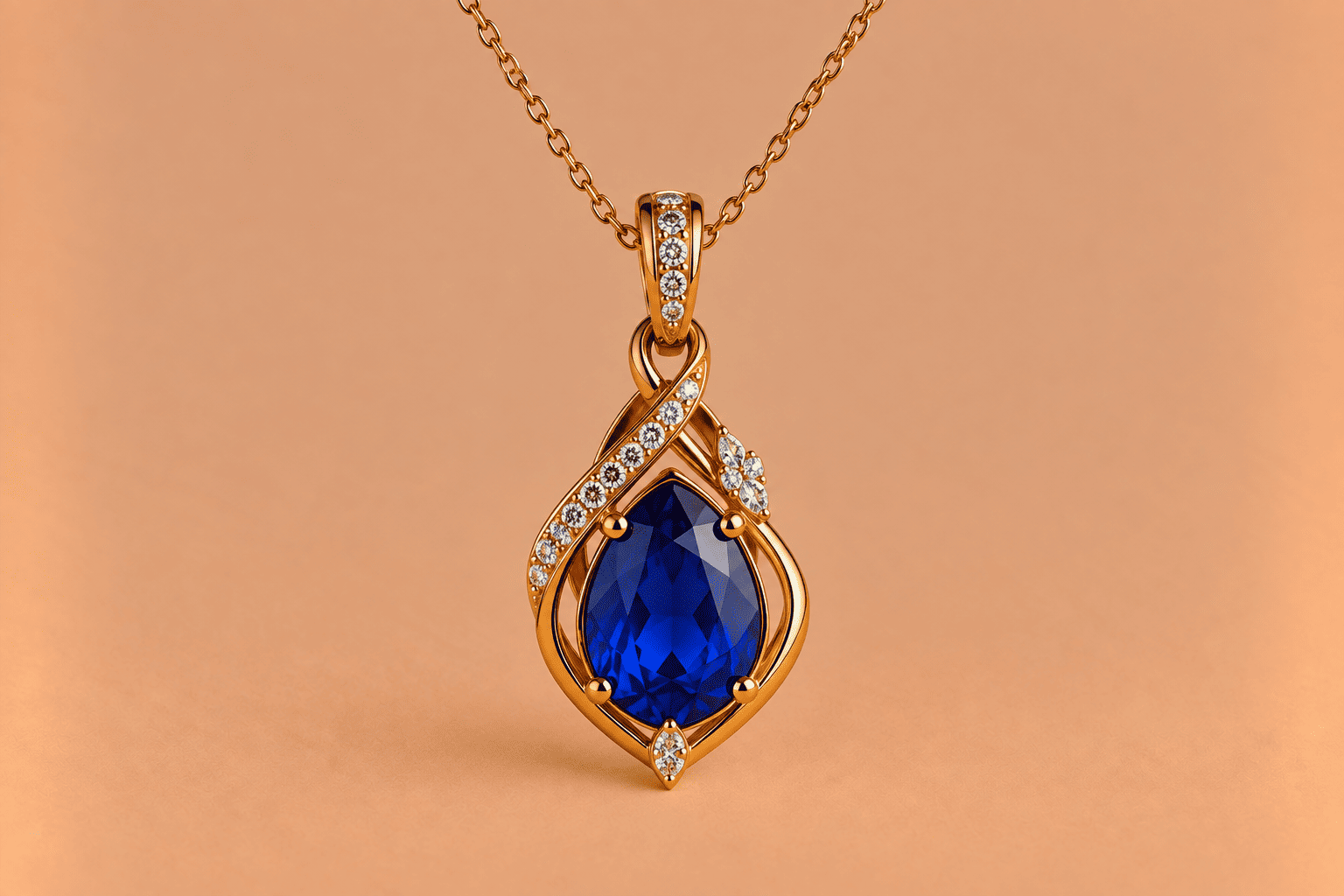 Sapphire Sapphire Necklace – Elegant Blue Gemstone Jewellery