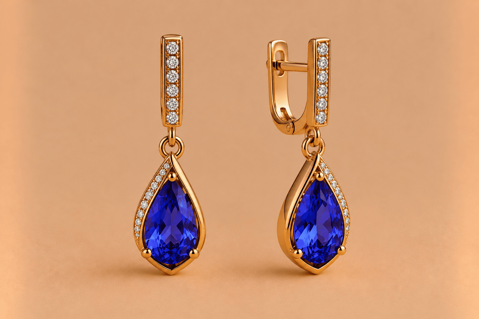 Tanzanite Tanzanite Earrings – Elegant Blue Violet Gemstone Jewellery