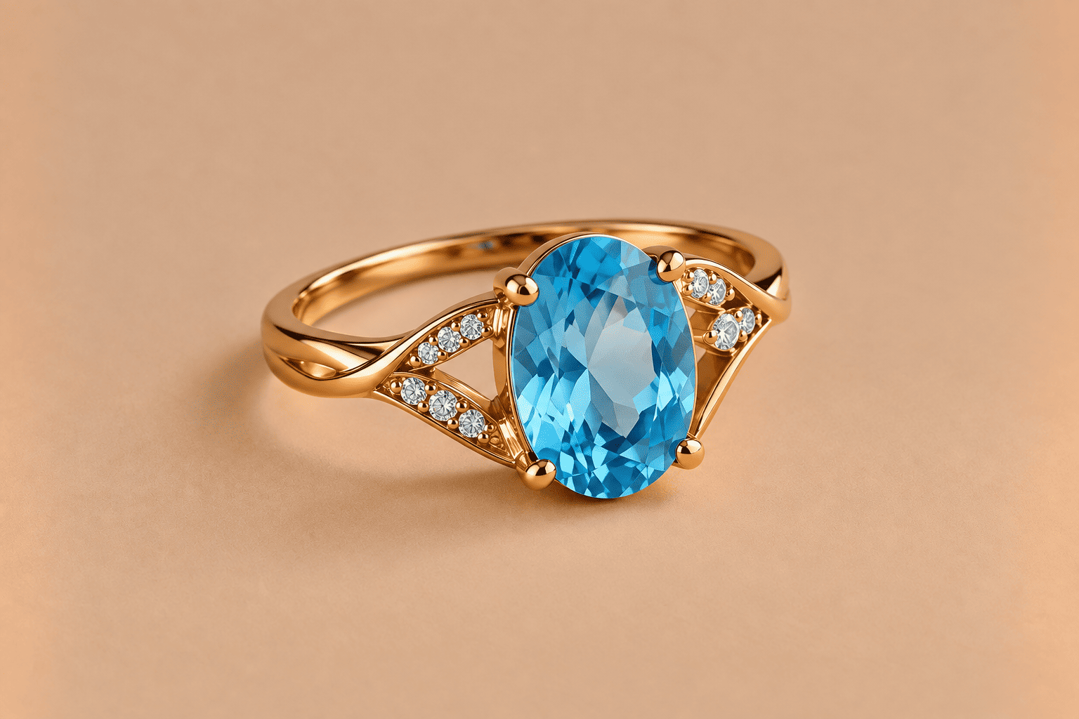 Topaz Topaz Ring – Elegant Blue Gemstone Jewellery