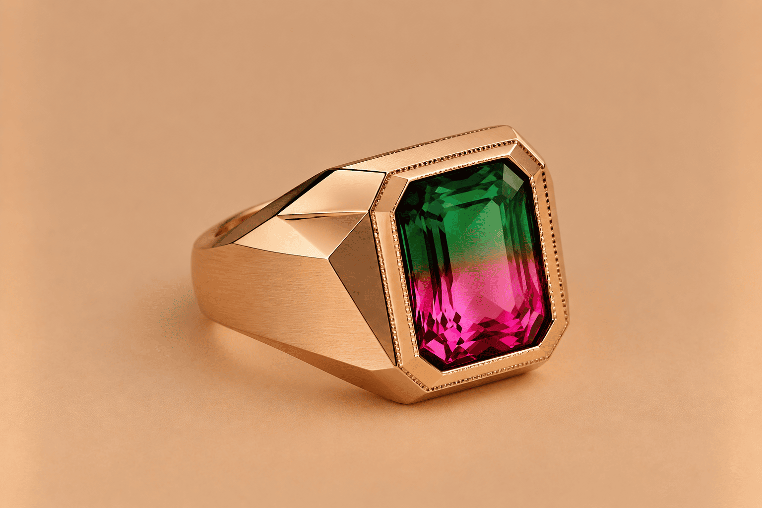 Tourmaline Tourmaline Signet Ring – Unique Gemstone Jewellery