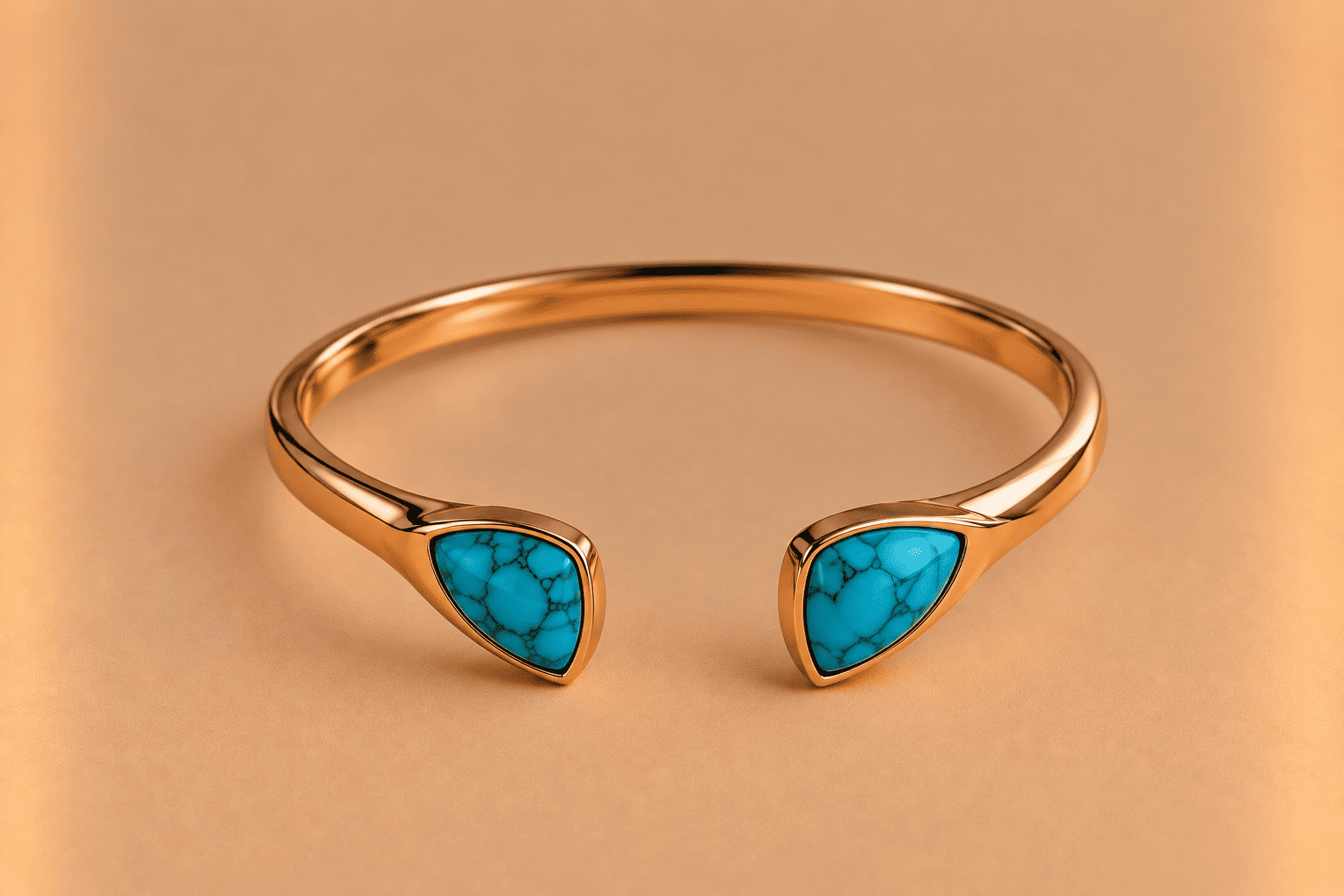 Turquoise Tourmaline Bangle – Elegant Gemstone Jewellery